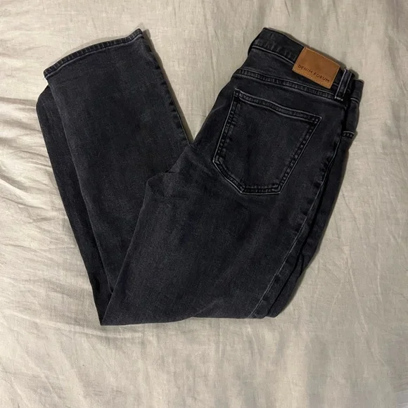 Denim Forum The Arlo Hi-rise Straight Jean - Picture 3 of 8